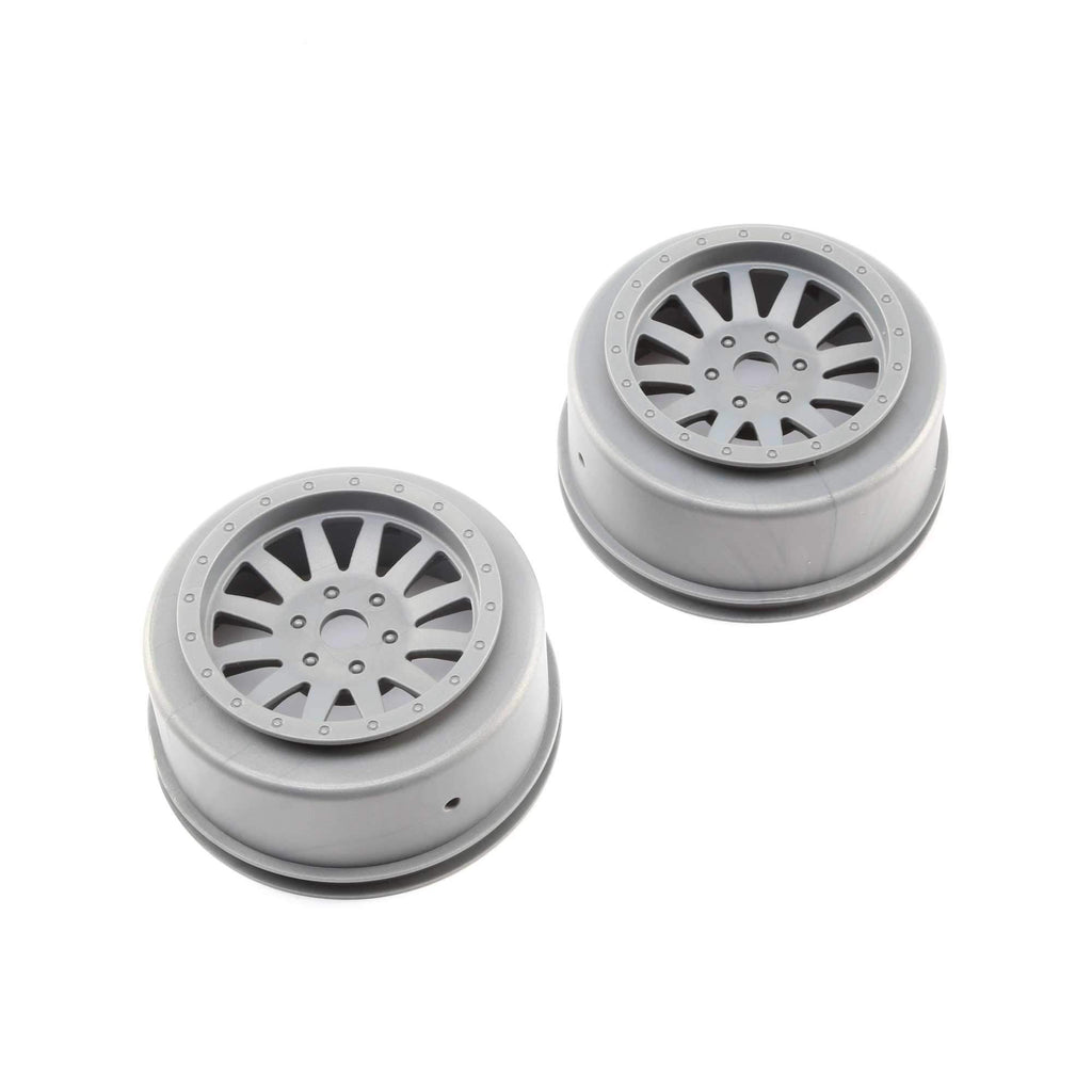 Losi LOS45020 Wheels, Silver (2): 1/6 Super Baja Rey