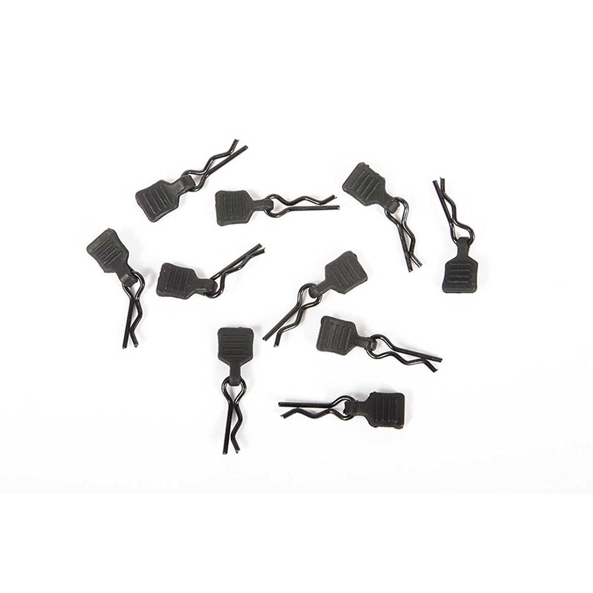 Axial AXI206000 3mm Body Clip w/Tab, Black (10pc)
