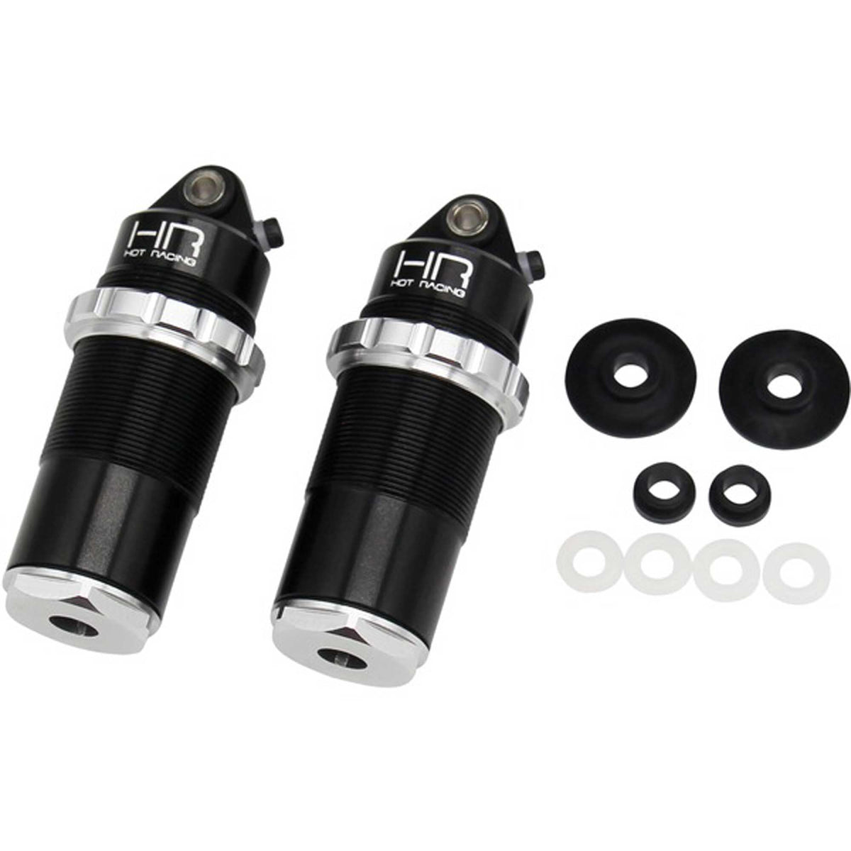 Hot Racing TFF155AF08 Aluminum Threaded Front Bleeder Shock Bodies: Arrma 1/10 4x4 4S
