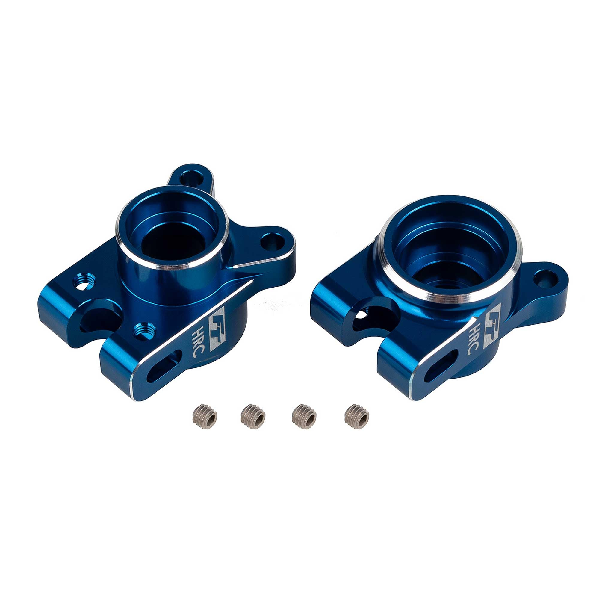 Associated 92473 RC10B7 FT Rear Hub Set, HRC, blue