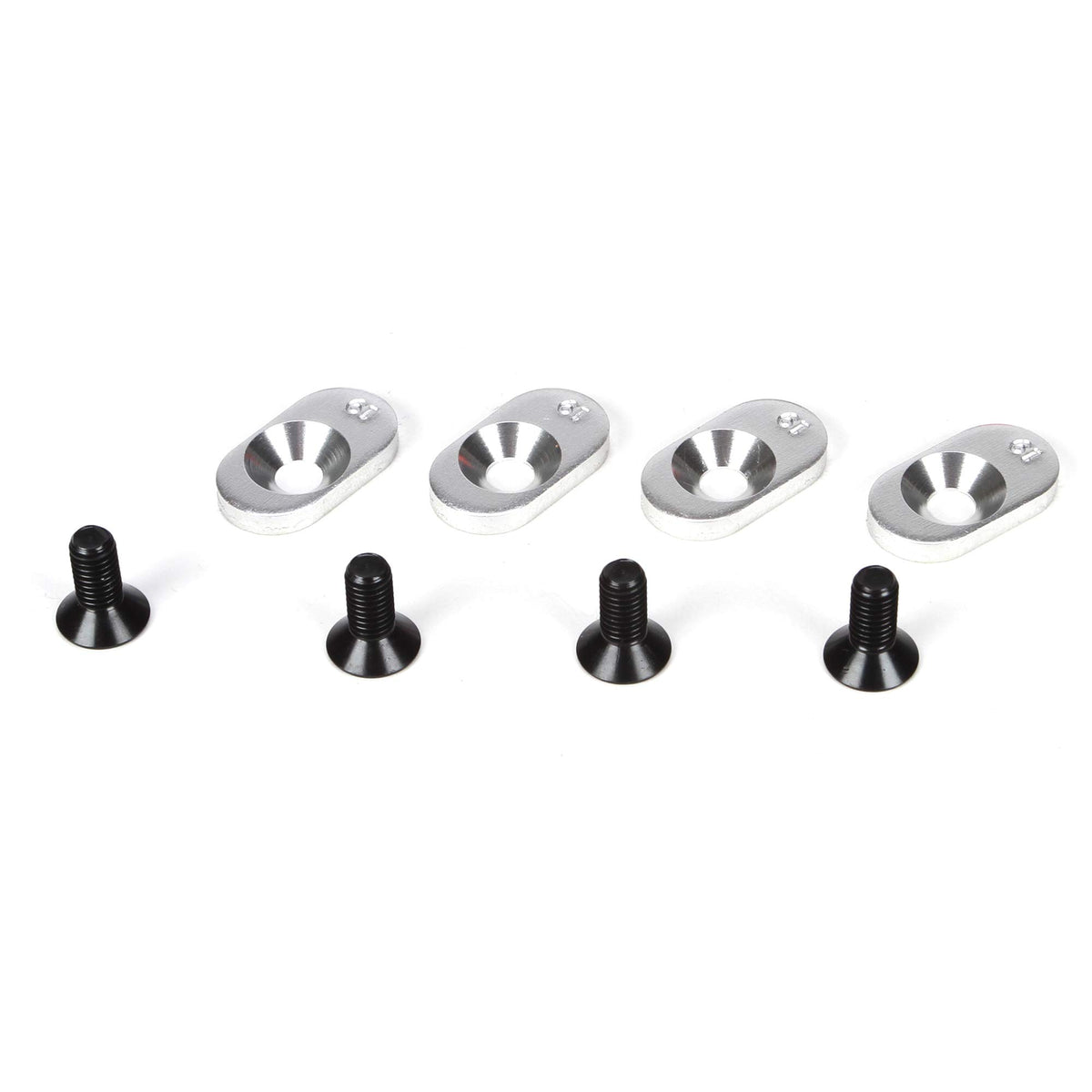 Losi LOSB5801 Engine Mount Inserts & Screws, 19T (4): 1/5 5IVE-T 5T