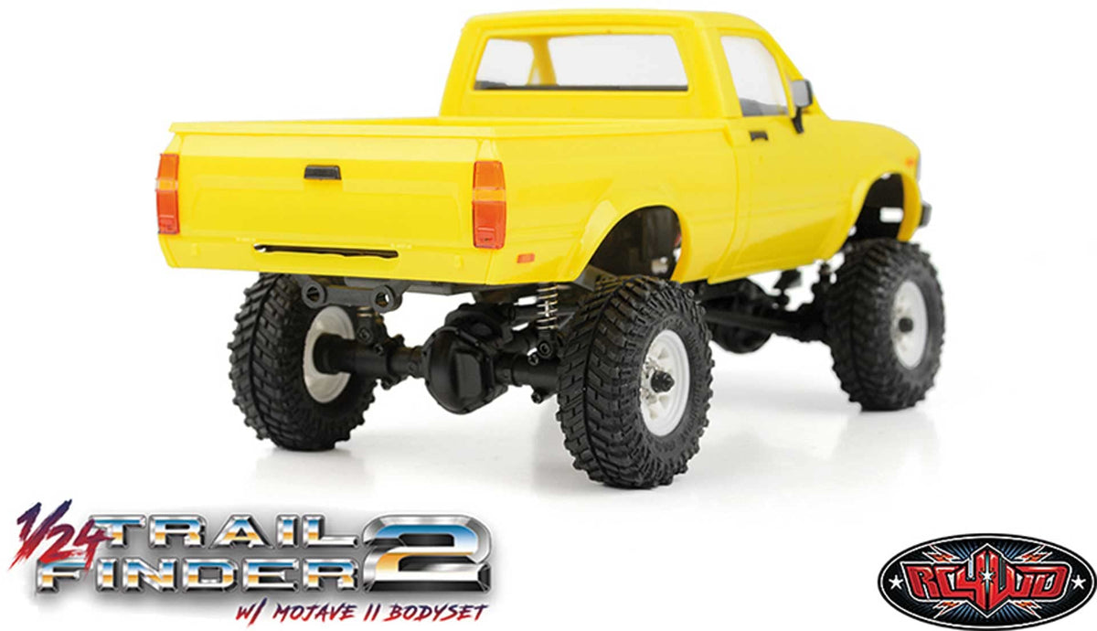 Rc4WD ZRTR0051 1/24 Trail Finder 2 RTR w/ Mojave II Hard Body, Yellow