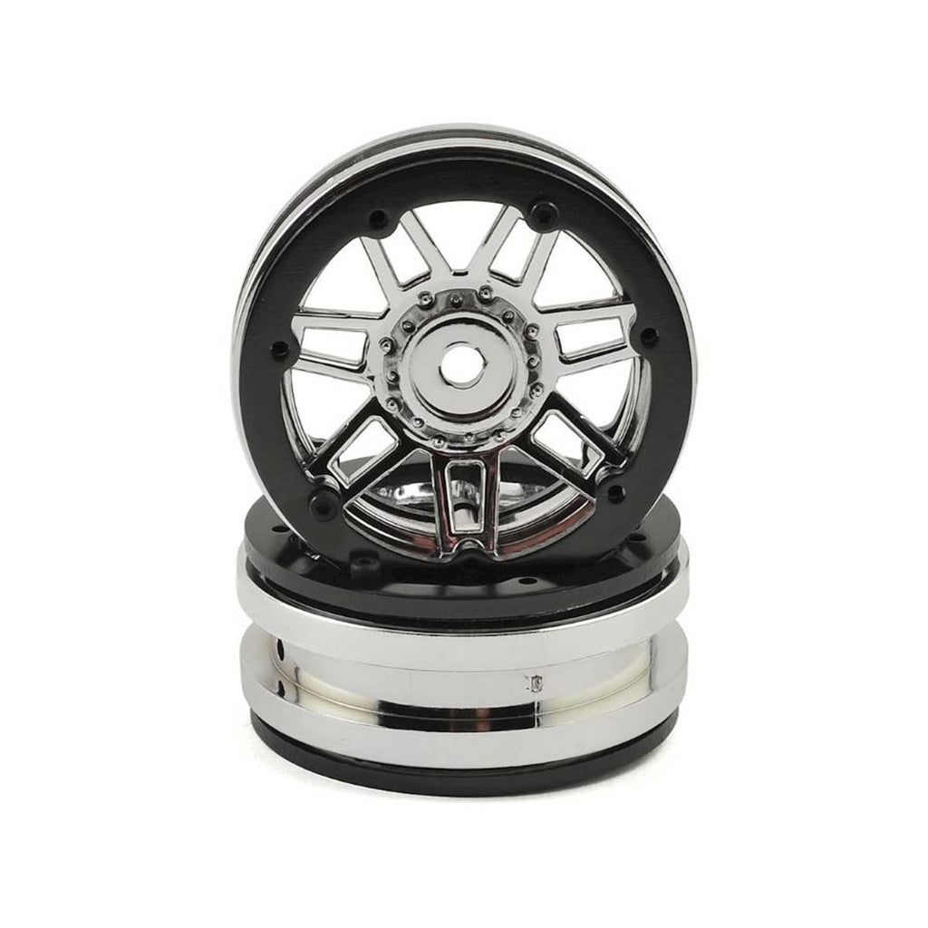 Pit Bull Xtreme W19931CB 1.9 Beadlock Raceline #931 Injector, Chrome/Blk(2)