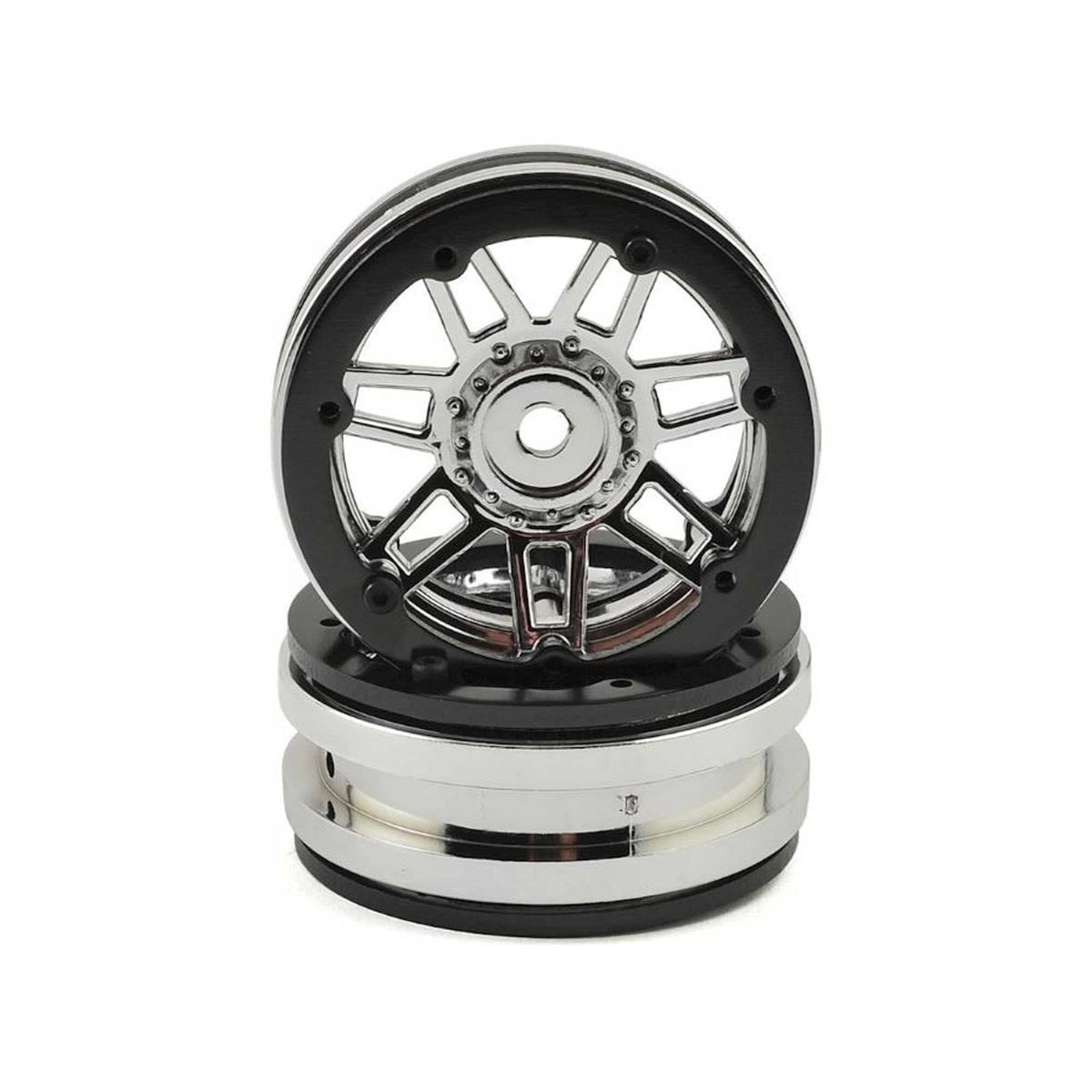 Pit Bull Xtreme W19931CB 1.9 Beadlock Raceline #931 Injector, Chrome/Blk(2)