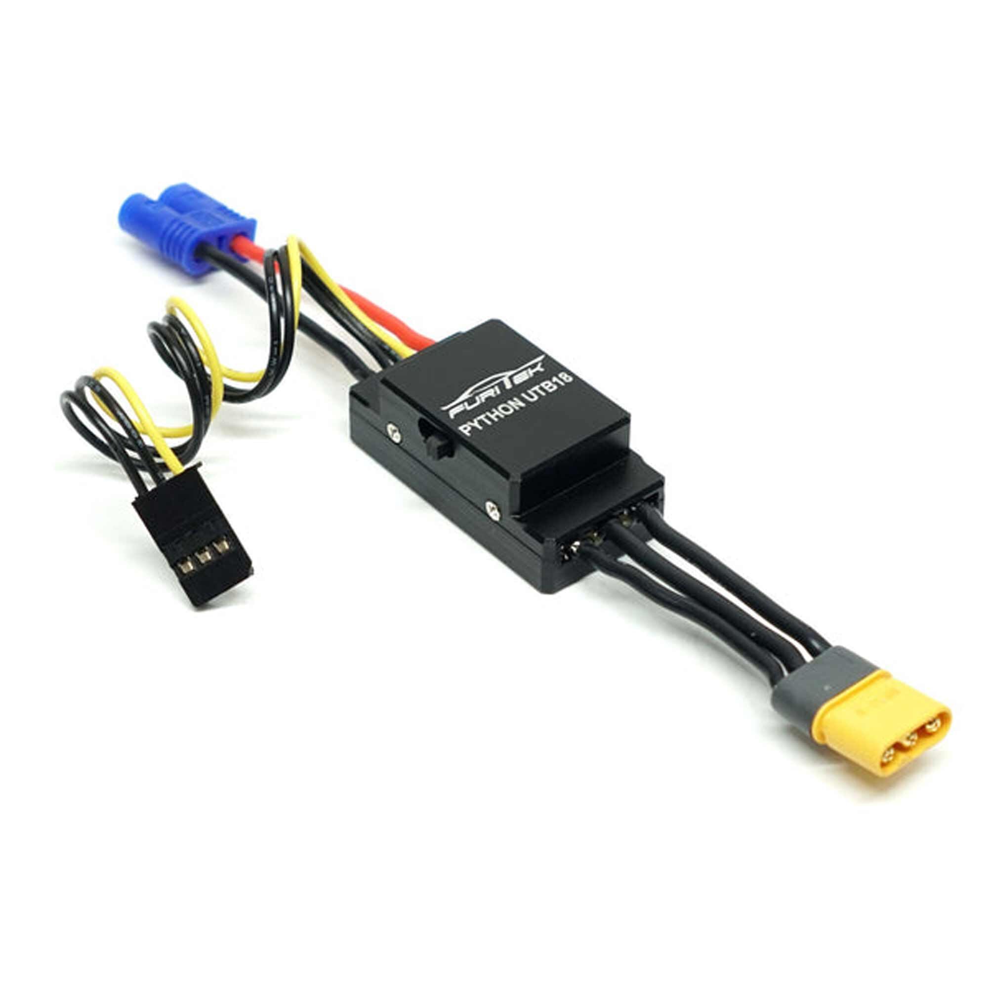 Furitek 2302 PYTHON UTB18 40A/70A Brushed/Brushless ESC for 1/18 RC Crawlers