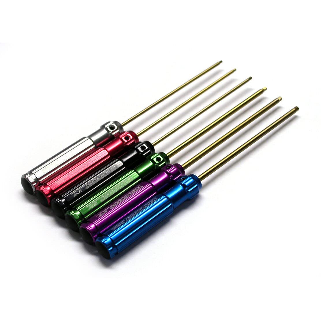 Integy C22301 Titanium Nitride TiNi Hex Driver Wrench 6 PC/Piece Set
