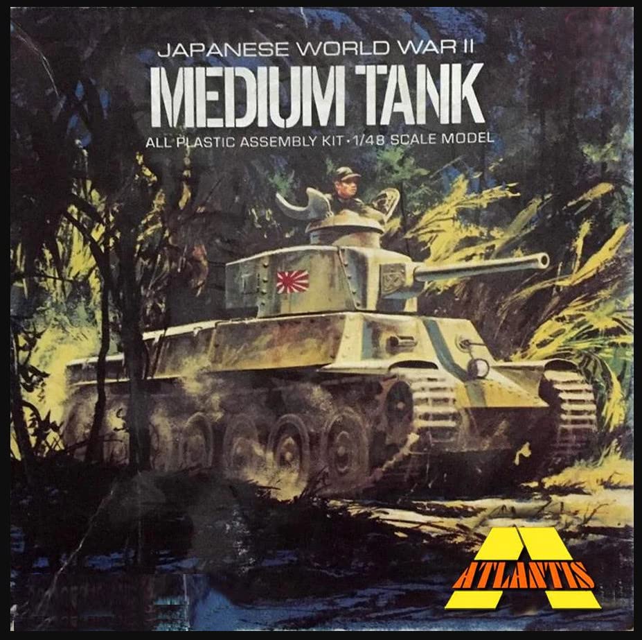 Atlantis A313 Japanese Chi-Ha Type 97 Medium Tank 1:48 Model Kit