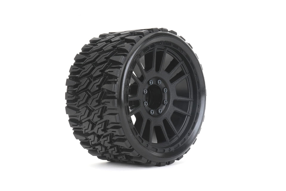 Jetko Tires 1902CBMSGBB1 1/8 SMT 4.0 Prophet Tires Mounted on Black Claw Rims,