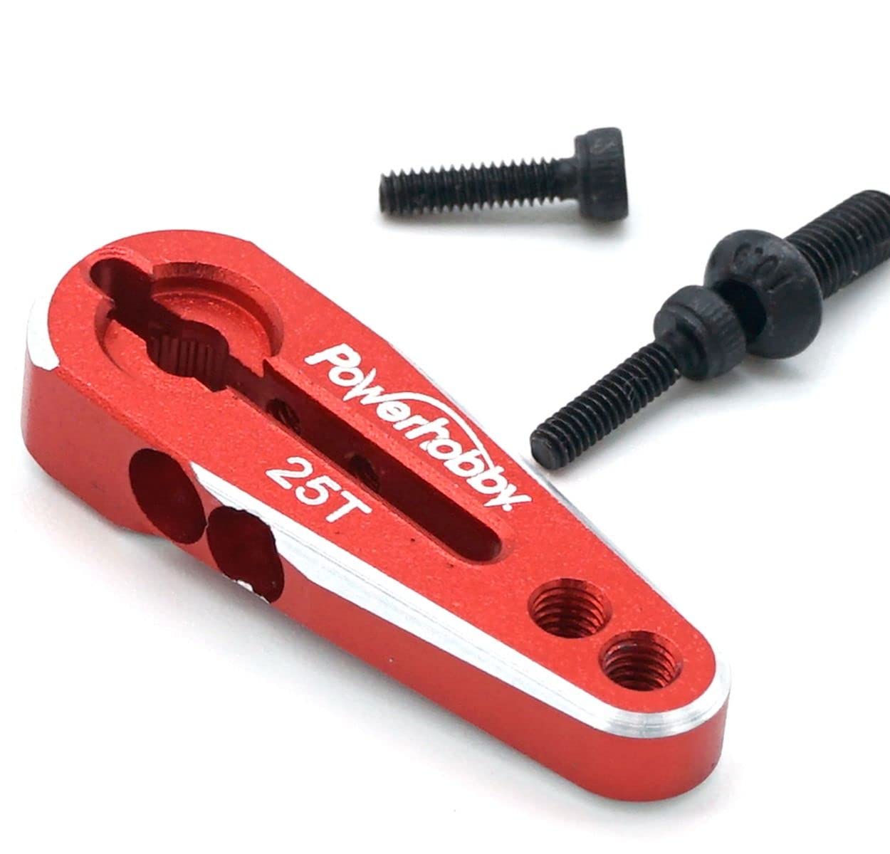 Power Hobby PHS1429RED 25T Aluminum Clamping Servo Horn Red