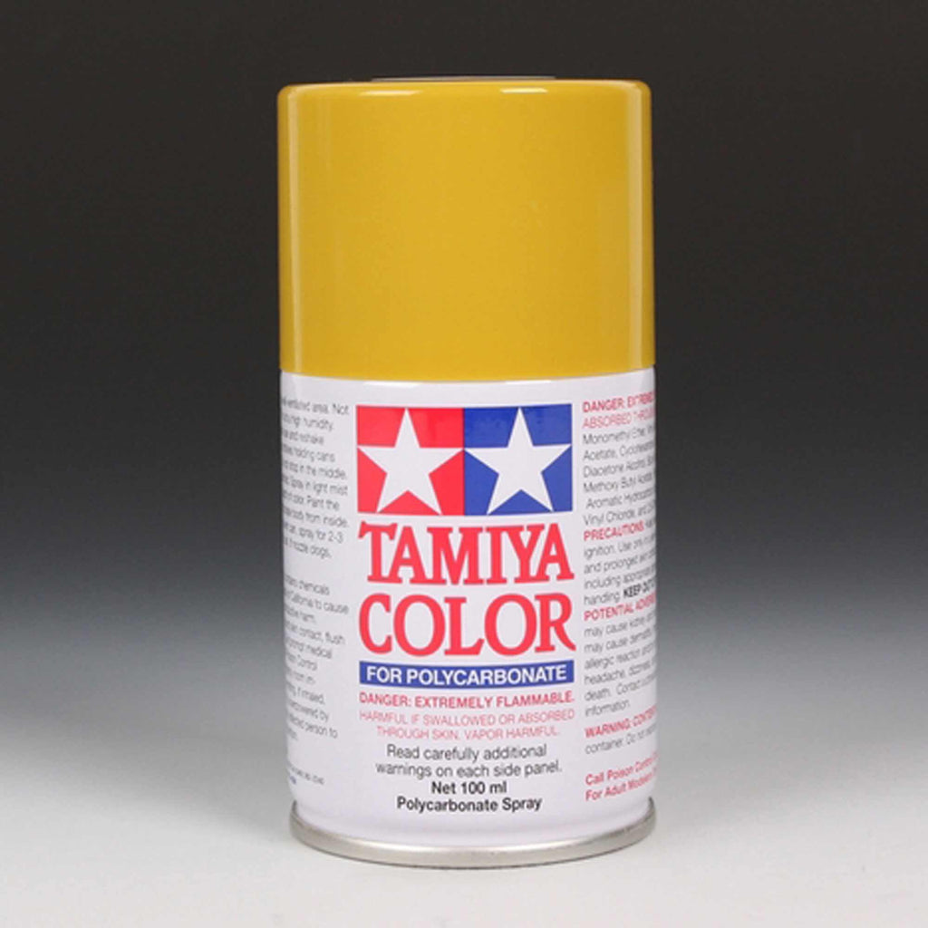 Tamiya 86056 Polycarbonate RC Body Paint 100ml Spray Can PS-56 Mustard Yellow