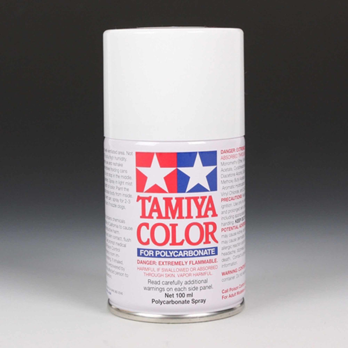 Tamiya 86001 Polycarbonate RC Body Paint 100ml Spray Can PS-1 White