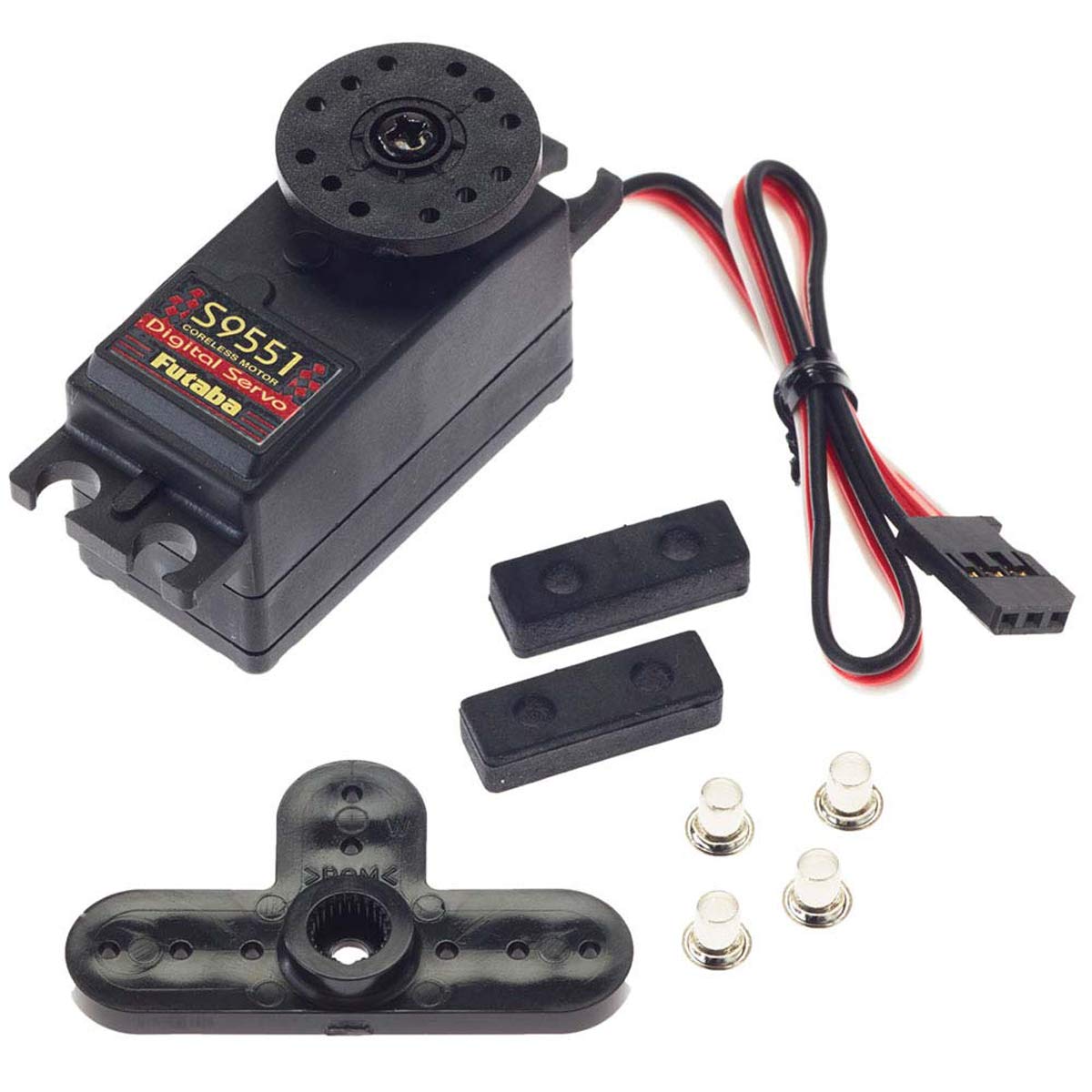 Futaba 01102226-1 S9551 Digital Coreless Motor Low Profile Metal Gear Servo