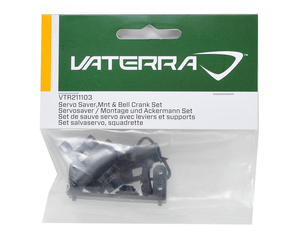 Vaterra VTR211103 Servo Saver Mount & Bellcrank: 1/14 Losi Mini-Desert/Rally