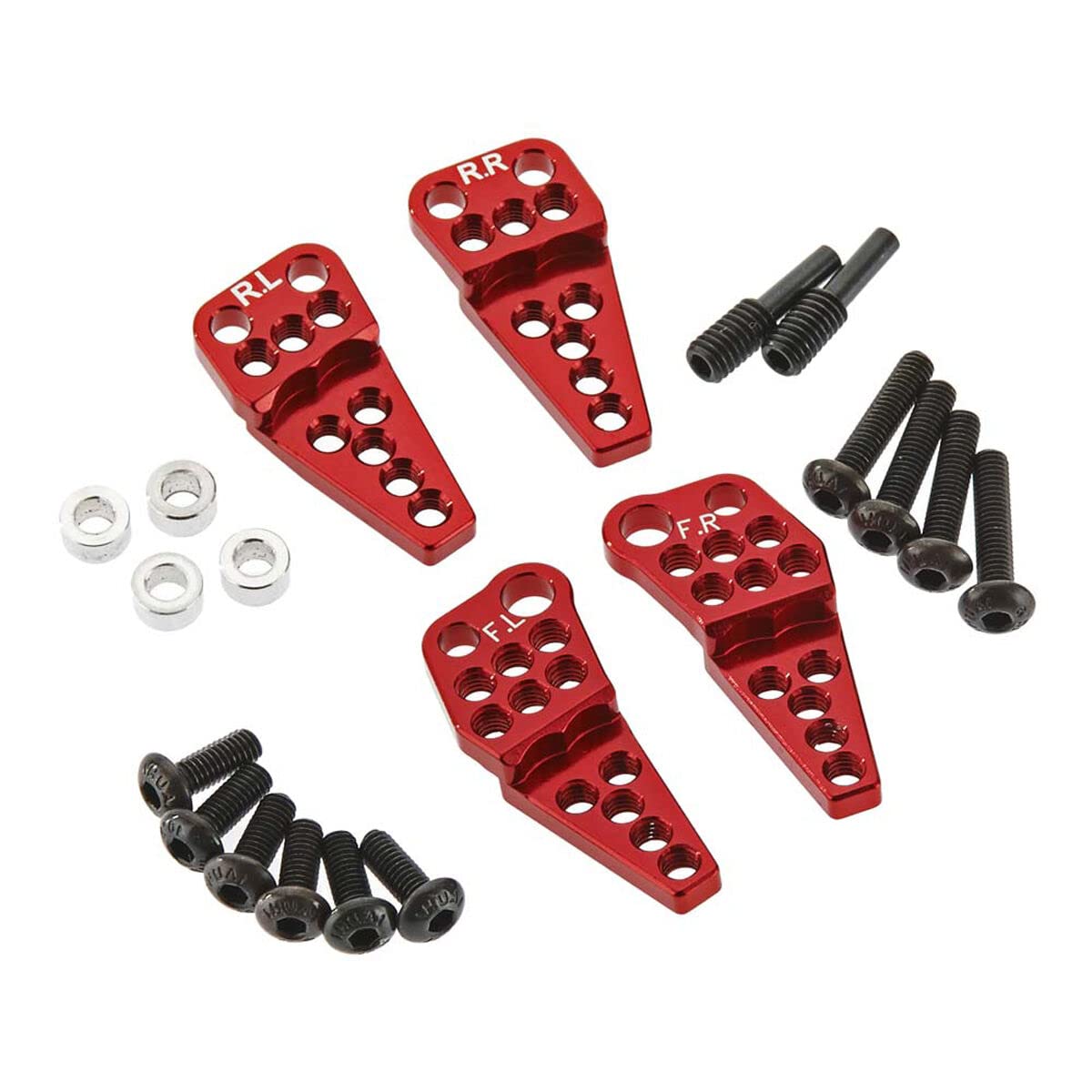 Hot Racing SCXT28M02 Adjustable Offset Multi Shock Mount SCX10 II