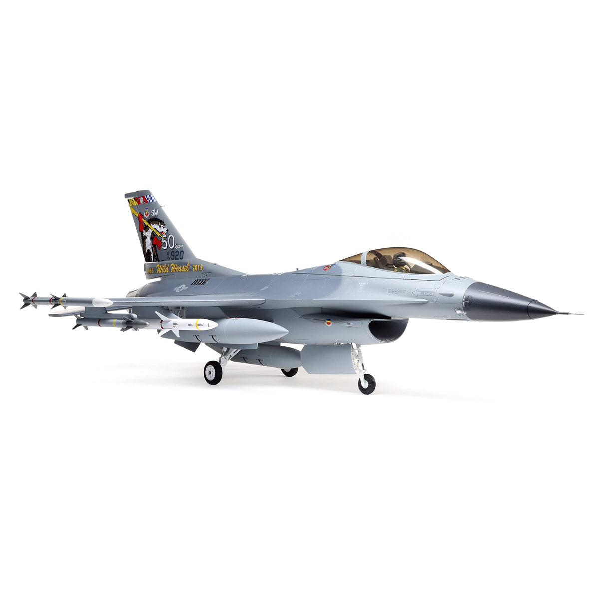 E-Flite EFL87870 F-16 Falcon 80mm EDF ARF+ Airplane (no Power system)