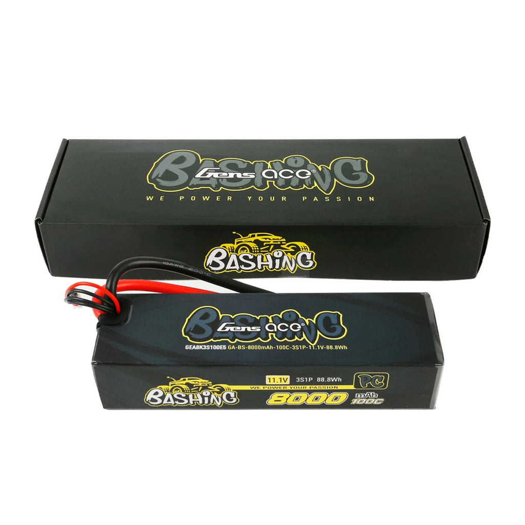 Gens Ace 8K3S100E5 11.1V 8000mAh 3S 100C Lipo: EC5