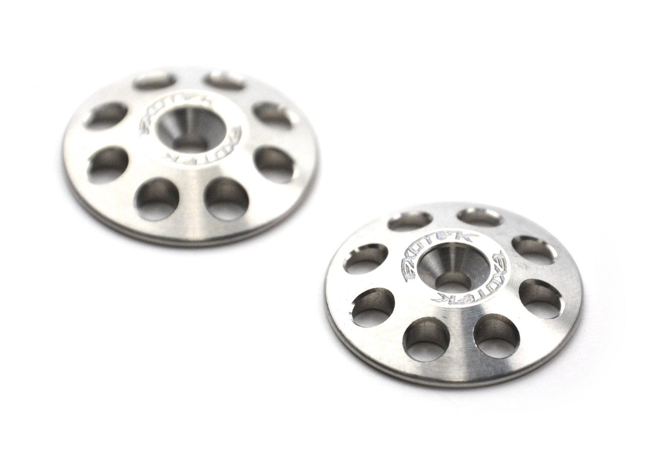Exotek Racing 1666 1/8 Titanium XL Wing Buttons 22mm (2)