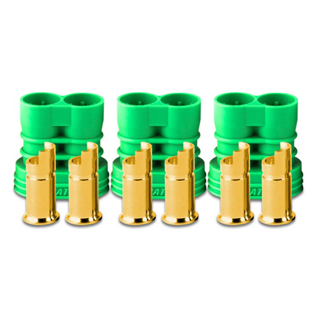 Castle Creations 011-0069-00 Polarized Bullet Conn Female, 6.5mm Set