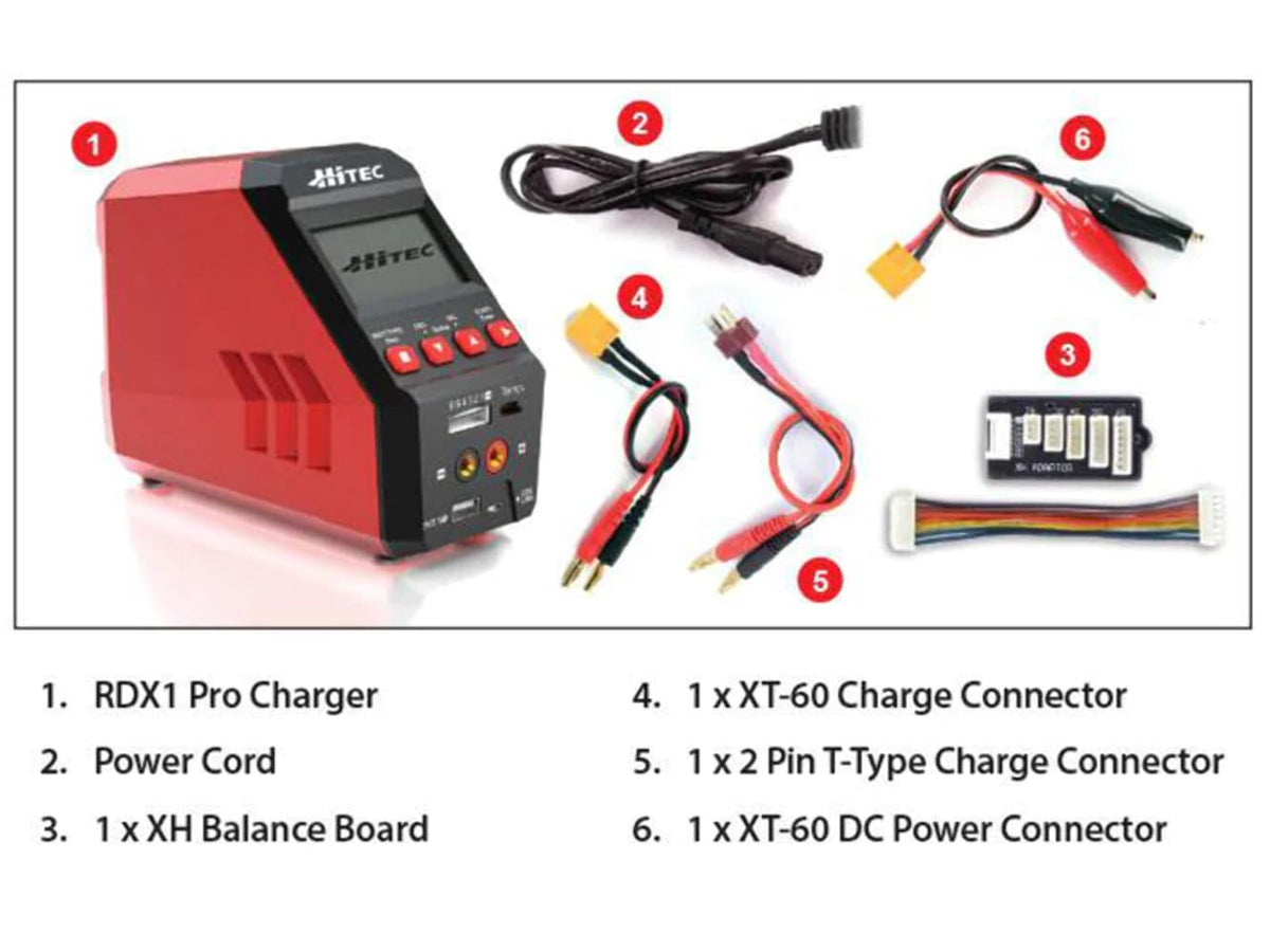 Hi-Tec 44246 RDX1 Pro Single Channel 100W Charger