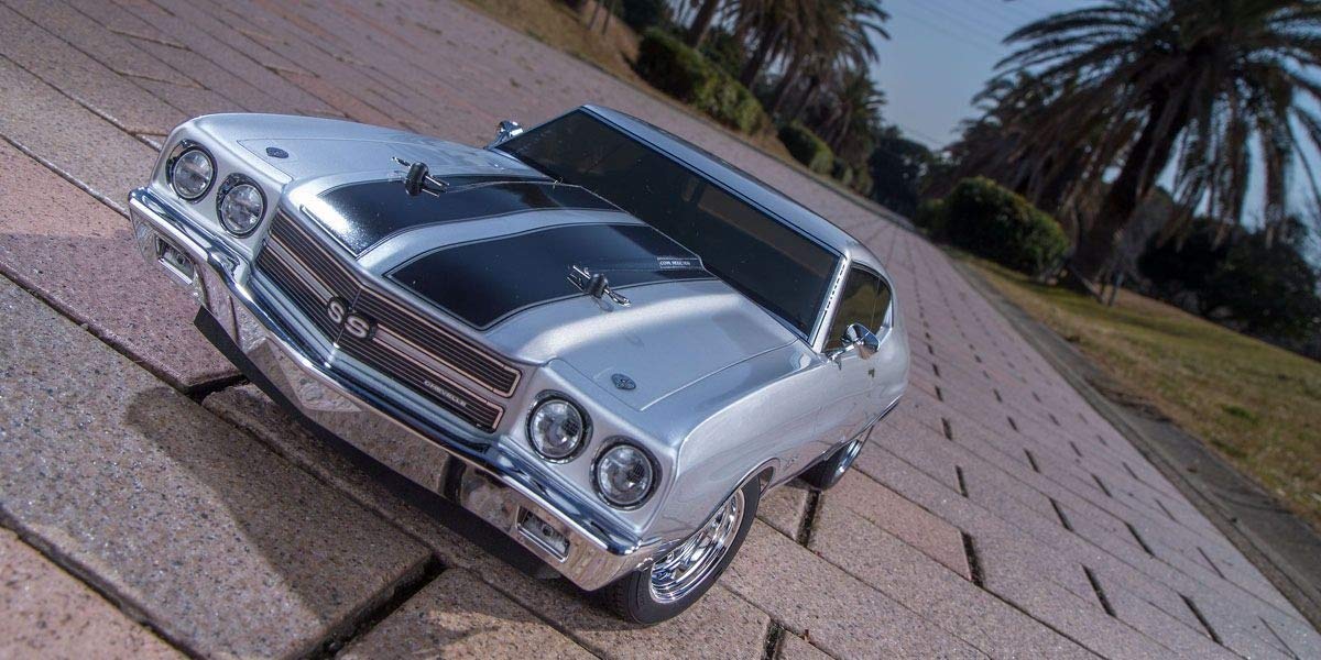 Kyosho 34416T1 1/10 EP Fazer Mk2 1970 Chevy Chevelle SS 454 LS6, Cortez Silver - RTR