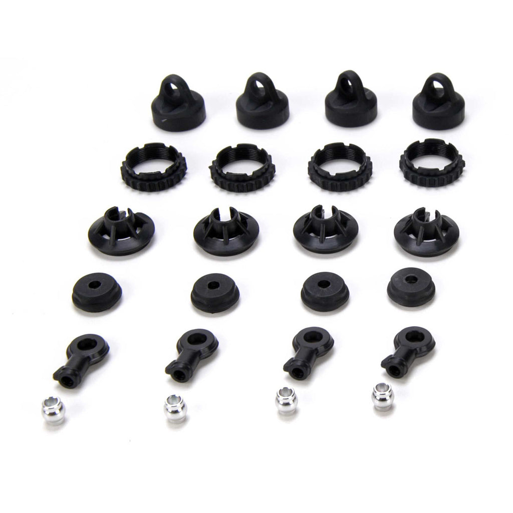 Losi LOSB2904 Shock Plastics Set (4): 10-T Ten-T Ten-SCTE 810-Buggy