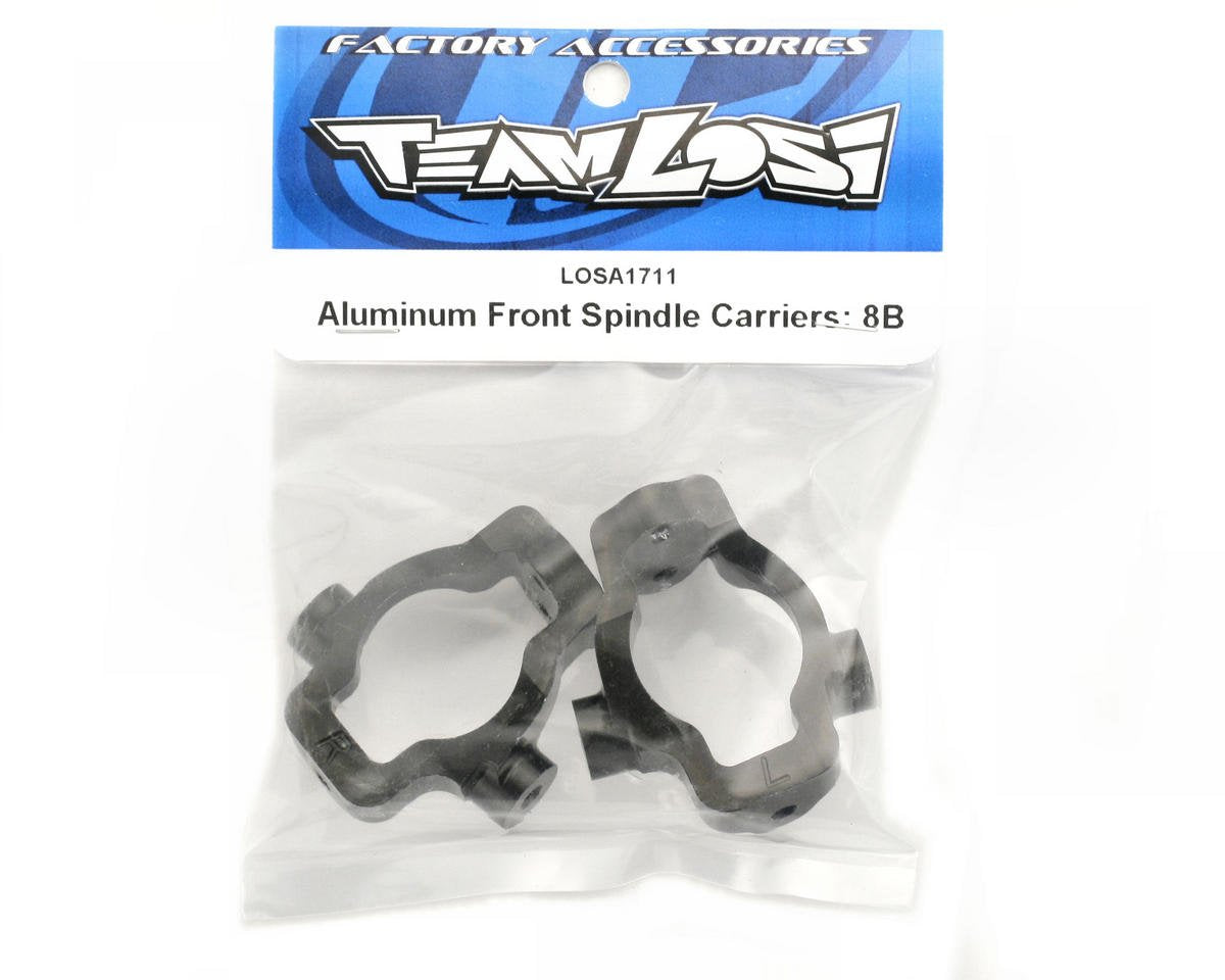 Losi LOSA1711 CNC Aluminum Front Spindle Carriers: 8ight Buggy & 8ight-T