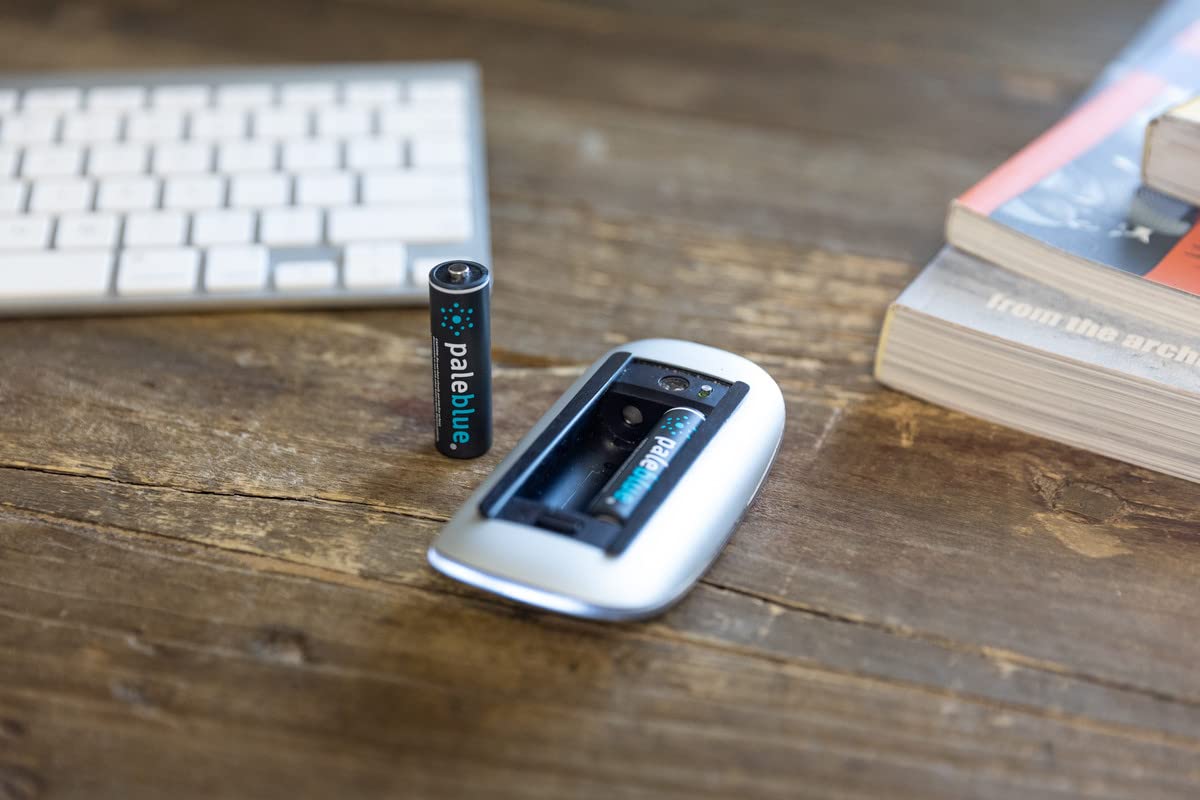 Pale Blue Earth PBAAC Pale Blue Lithium Ion Rechargeable AA Batteries 4pk