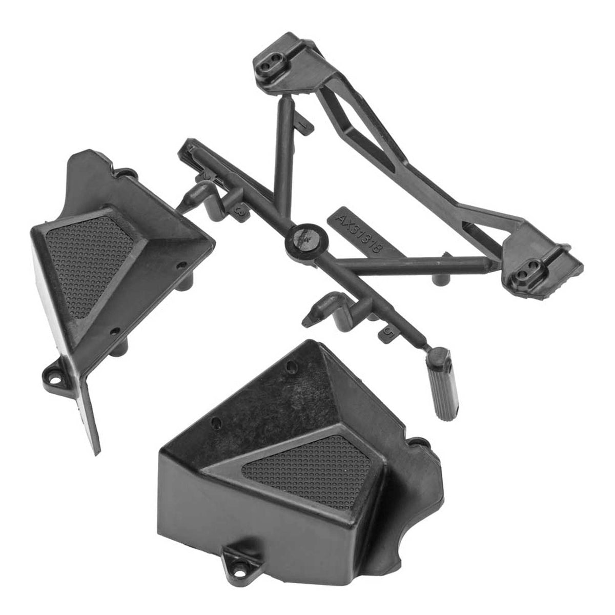 Axial AX31318 Battery Tray Chassis Components: RR10