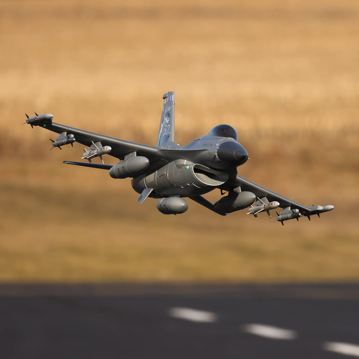 E-Flite EFL87870 F-16 Falcon 80mm EDF ARF+ Airplane (no Power system)