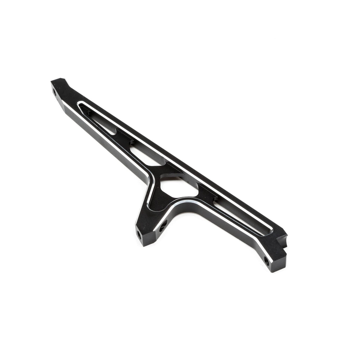Losi LOS351004 Chassis Brace, Front, Black, Aluminum: MTXL