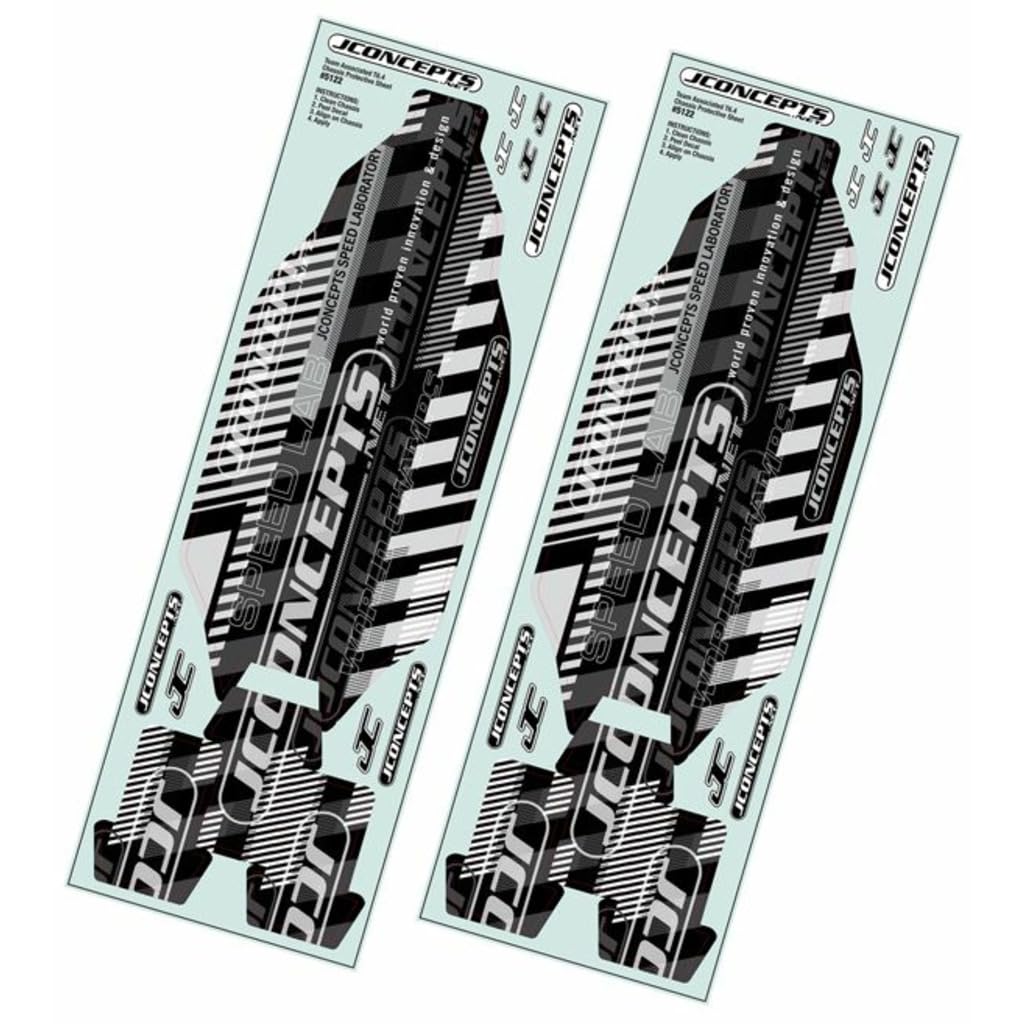J Concepts 5122 T6.4 Precut Chassis Protective Sheet, fits T6.4, 2pc