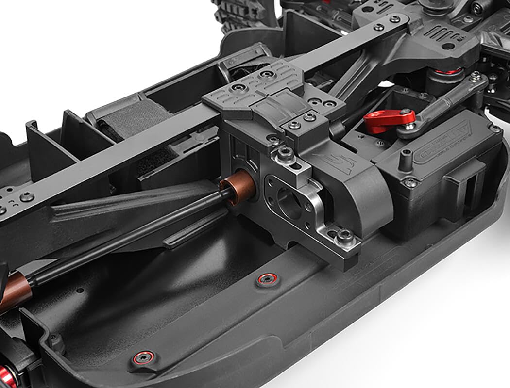 Corally 00485-R Spark XB6 1/8 6S Basher Buggy, ROLLER, Red