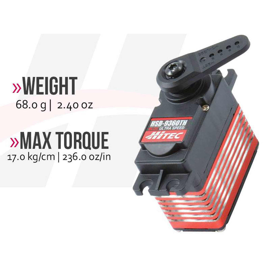 Hi-Tec 39363S HSB-9360TH HighSpeed,Brushless,Titanium Gear Servo