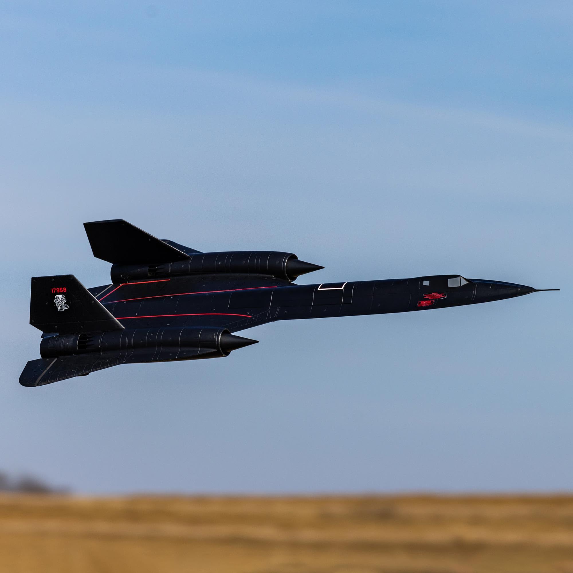 E-flite EFL02050 SR-71 Blackbird 40mm Twin EDF BNF Basic AS3X SAFE