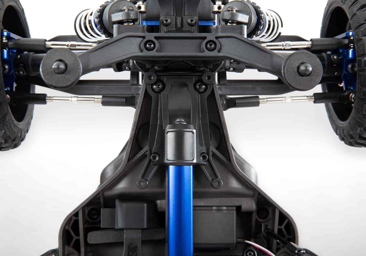 Traxxas 6730X-FINAL Chassis Brace Kit Blue Aluminum Rustler 4X4 Slash 4X4 LCG