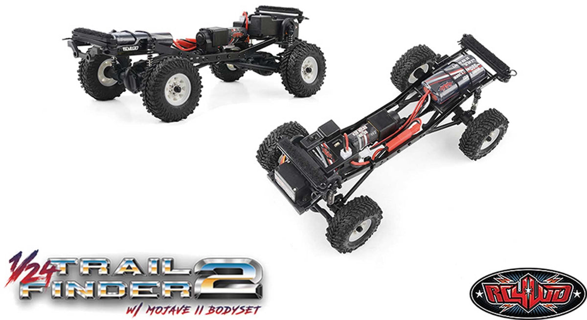 Rc4WD ZRTR0051 1/24 Trail Finder 2 RTR w/ Mojave II Hard Body, Yellow