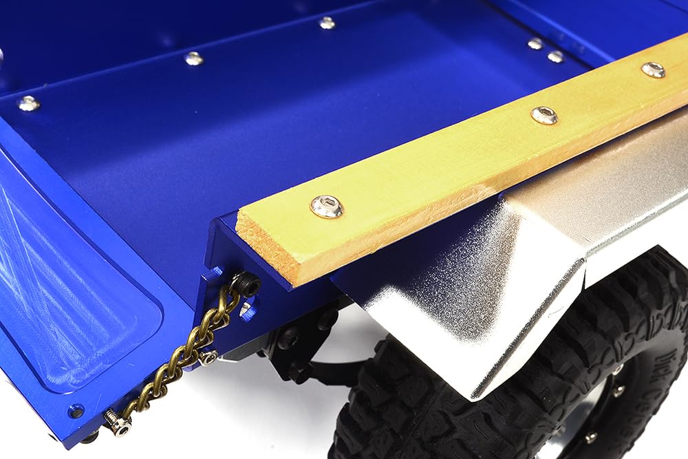 Integy C25800BLUE Leaf Spring 1/10 Size Utility Box Trailer Blue