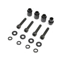Losi LOS256010 Engine Mount Spacers & Clutch Mount, Aluminum Black: DBXL 2.0