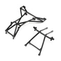 Losi LOS241042 Top and Upper Cage Bars, Black: LMT