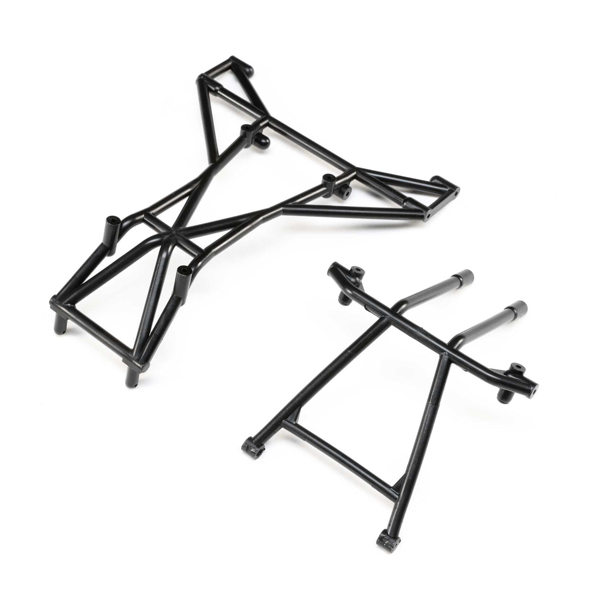 Losi LOS241042 Top and Upper Cage Bars, Black: LMT