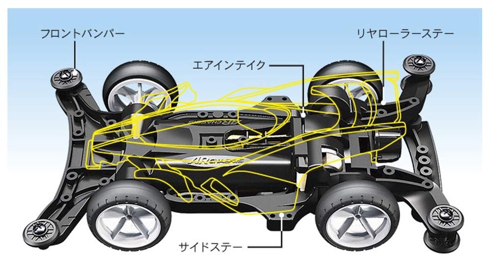 Tamiya 18702 1/32 JR Mini 4wd Aero Thunder