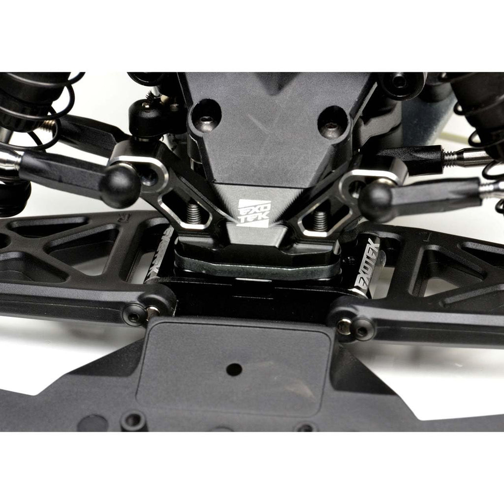 Exotek Racing 2025 22S HD Front Pivot, 7075 Black with Silver