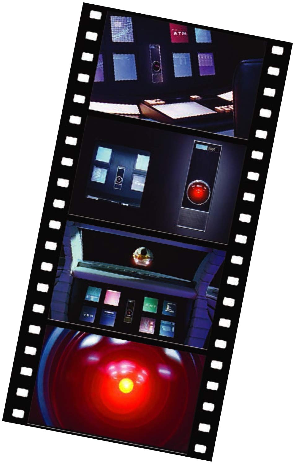 Moebius Models 2001-5 HAL9000 1/1 Scale Styrene Model 13.75" w/ LED Model Kit