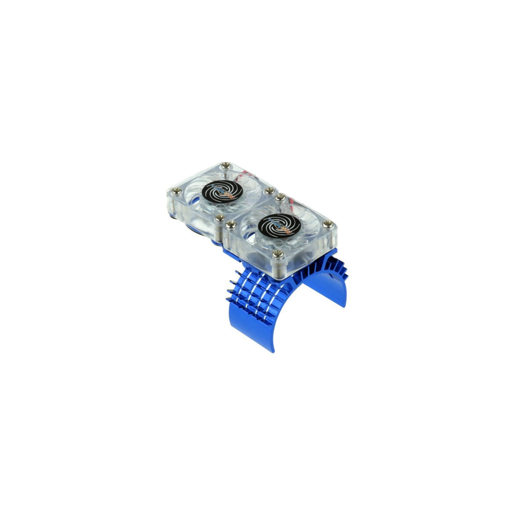 Power Hobby FSBLUE Aluminum Cooling Fan Slash 4WD Blue