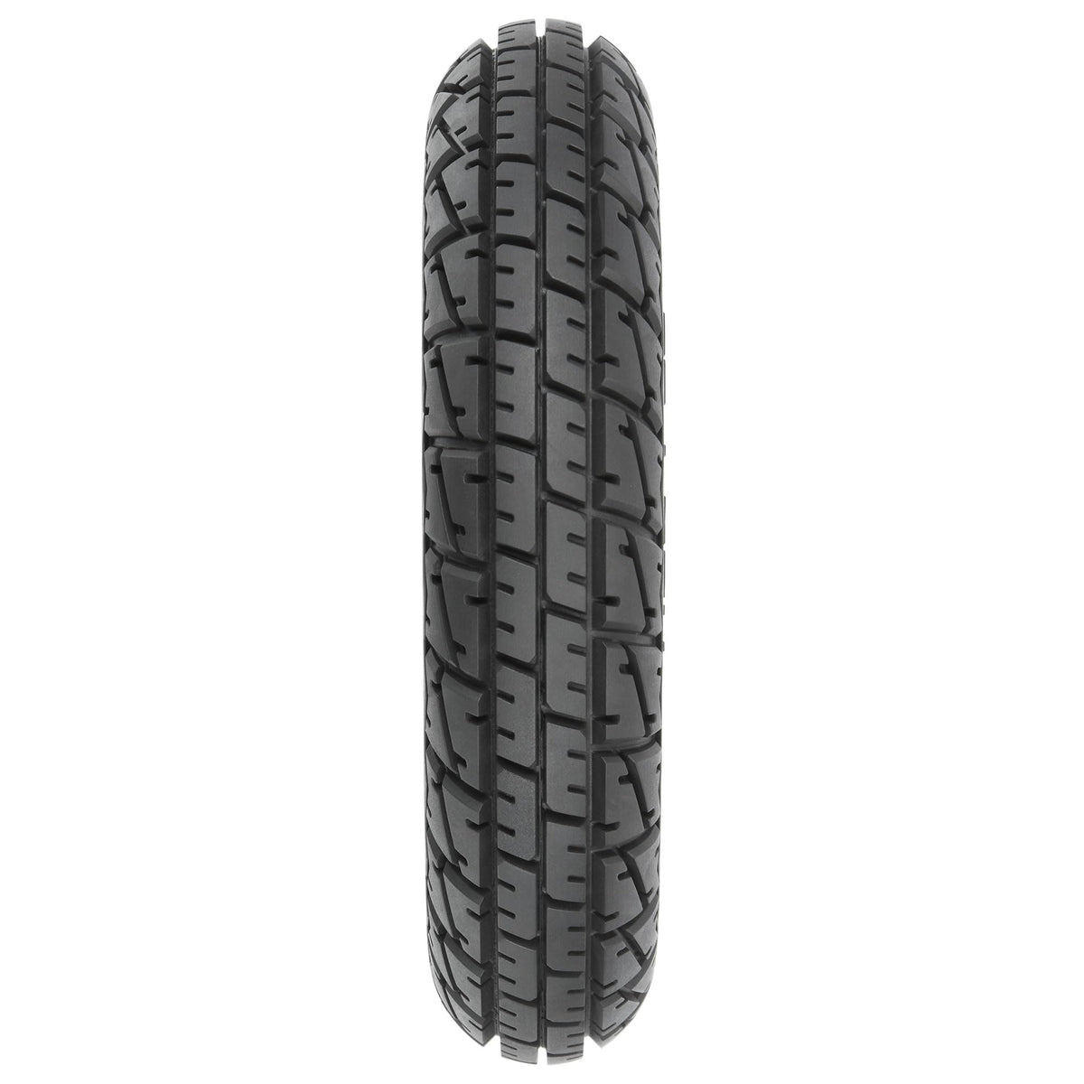 Pro-Line 1024410 Hot Lap S3 Motorcycle Front Tire Mounted on Black Supermoto Wheel for Promoto-MX Front