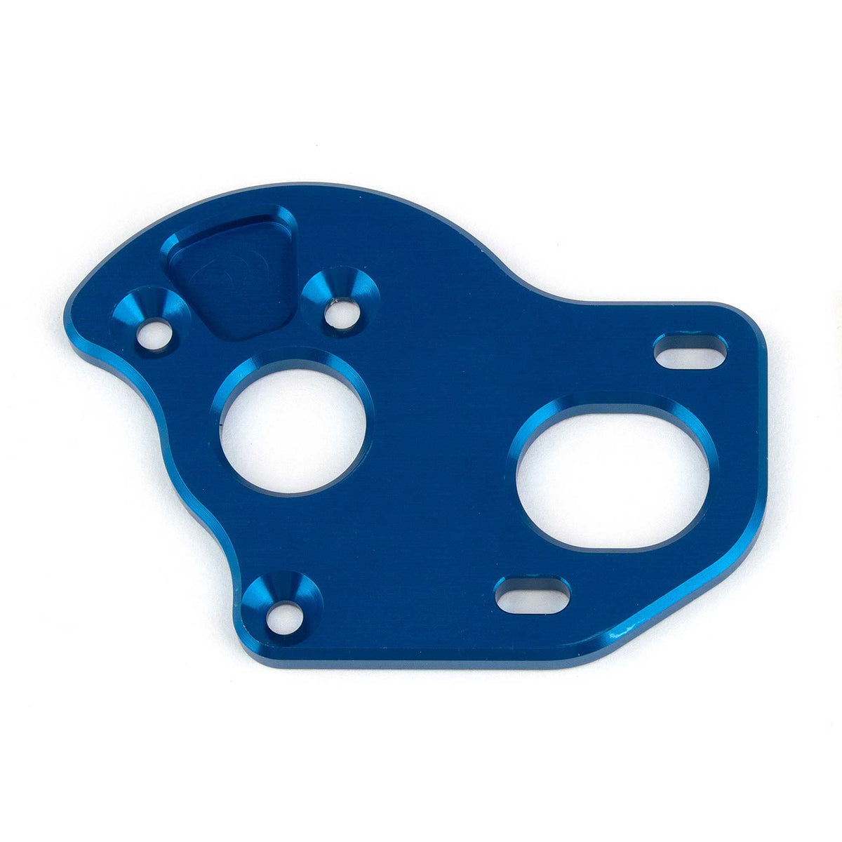 Team Associated 71145 RC10T6.2 Laydown Motor Plate, blue aluminum