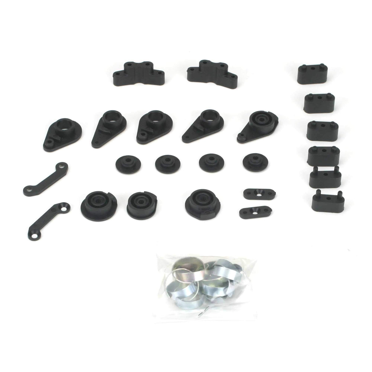 Losi LOSB4250 Servo Saver & Mount Set: LST, LST2, AFT, MGB