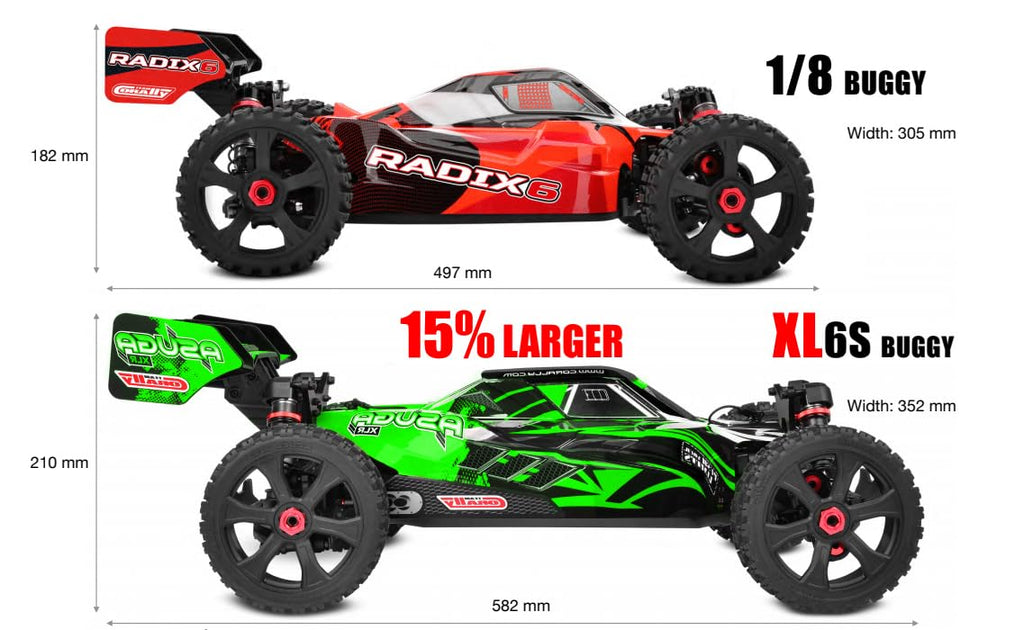 Corally 00288-G Asuga XLR 6S RTR - Green