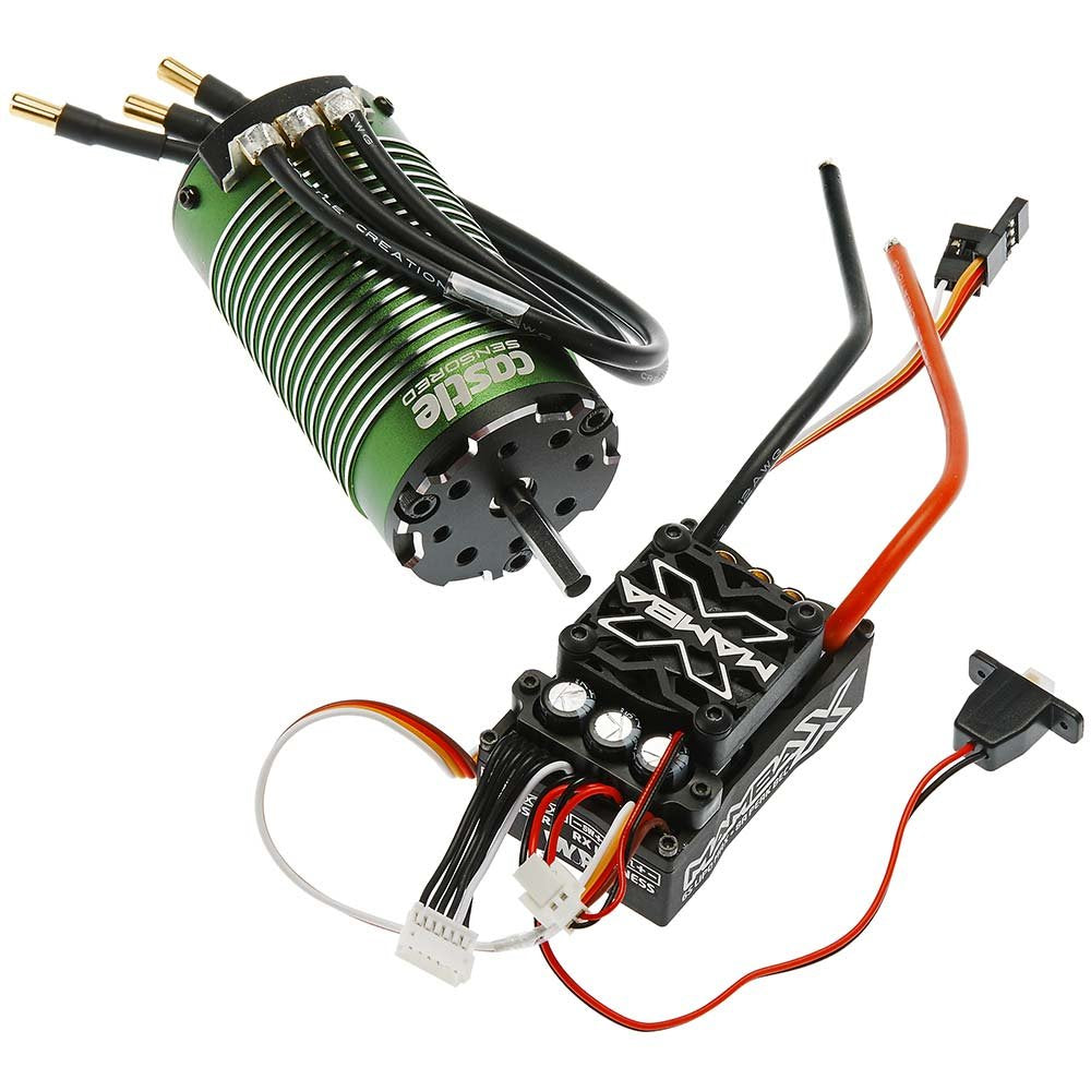 Castle Creations 010-0155-05 1/8 Mamba X, 25.2V Waterproof ESC, 1515-2200KV Sensored E-BX