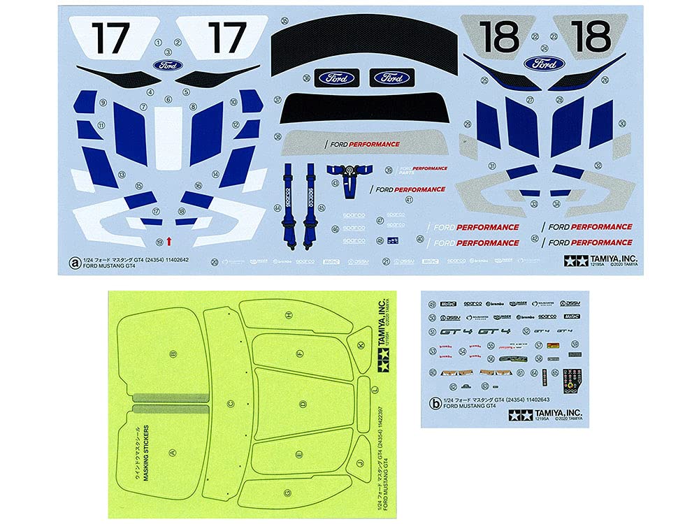 Tamiya 24354 1/24 Ford Mustang GT4 Model Kit